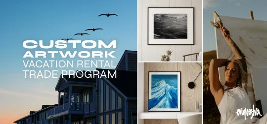 Transform Your Vacation Rental with Custom Art
