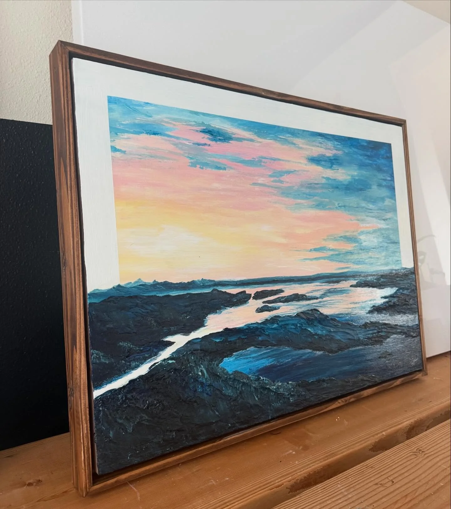 Custom art order: Overlooking Washington&rsquo;s waters from the top of the Oyster Dome. 

Last chance to order custom art is March 7! Shoot me a message to get the process started.