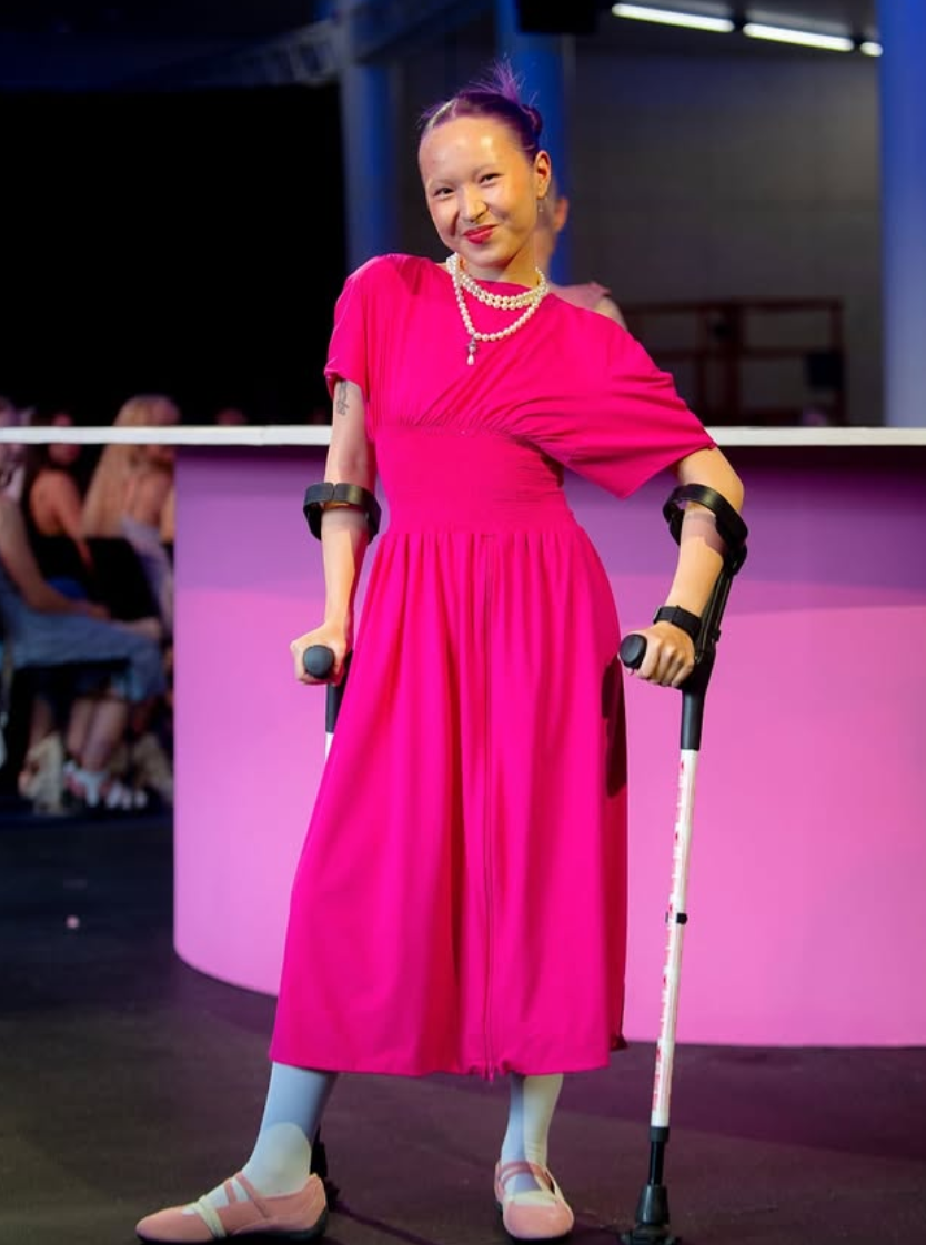 IN MANCHESTER, DISABILITY SHONE ON THE CATWALK 
