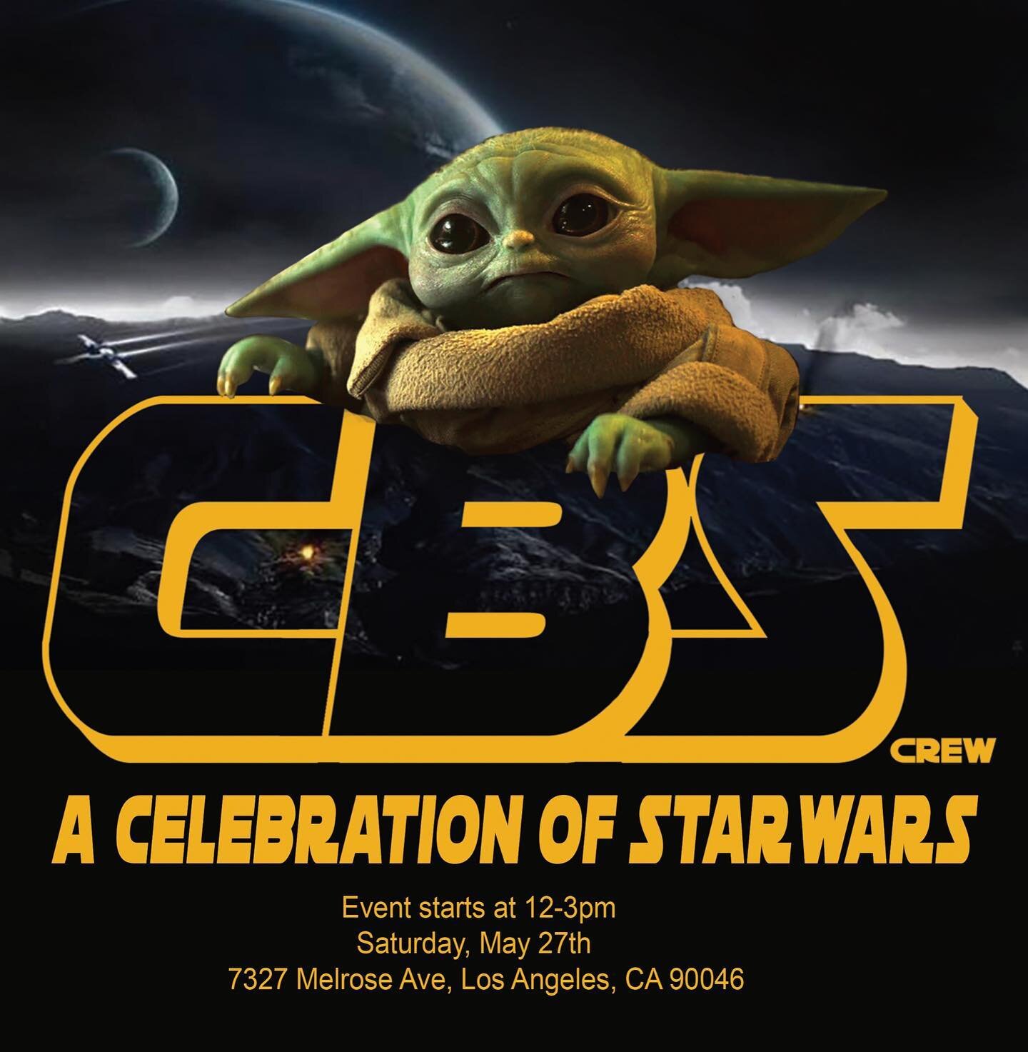 Join us for an incredible experience curated by Dytch66 &amp; Cbs crew at the world-famous graffiti walls on Melrose! Prepare to embark on a journey to a galaxy far, far away as we unveil a spectacular Star Wars installation, brought to life by the c