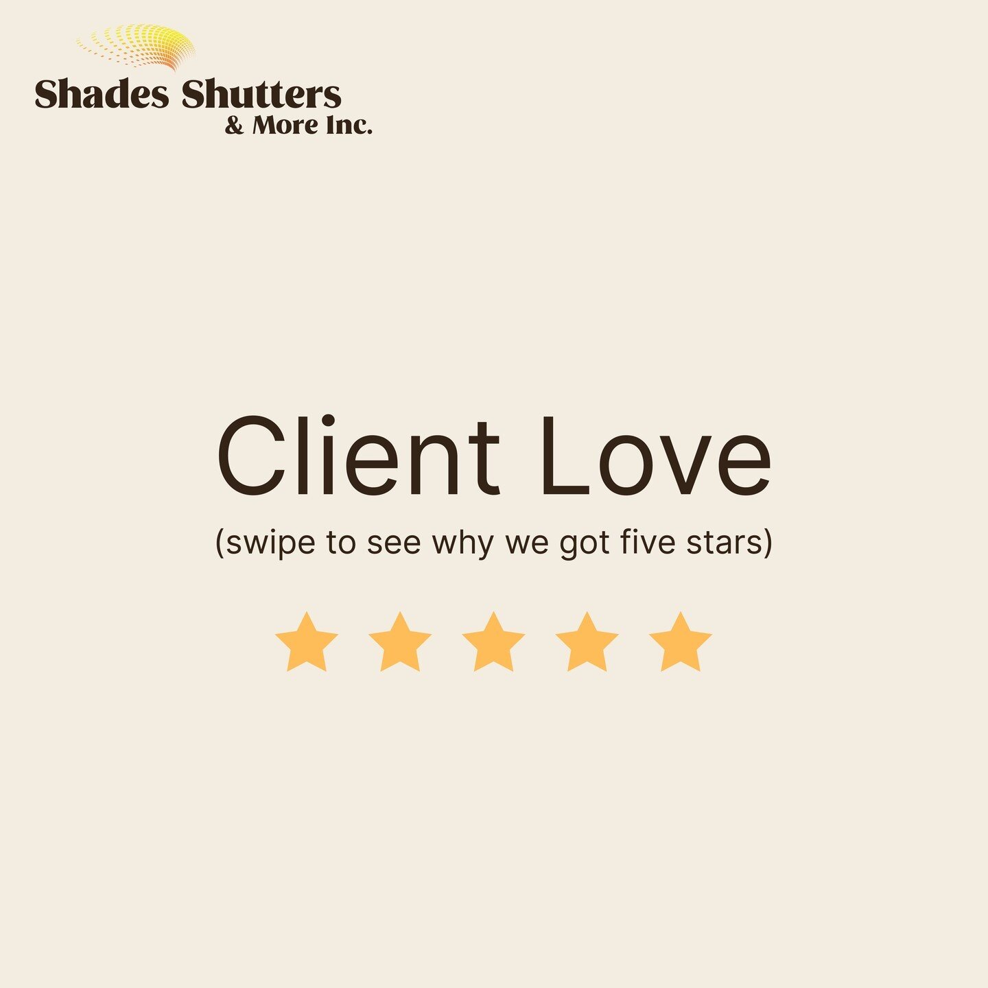 Swipe to see why our clients love us!

#shadesshuttersandmore #rollershades #woodshutters #woodblinds #northtexashomes #socalhomes