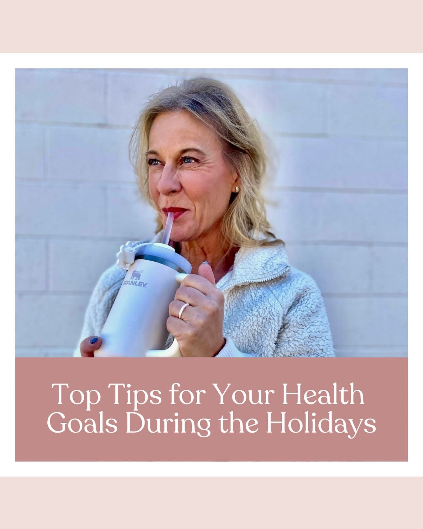 As a nutrition &amp; fitness coach, I always want to share the most effective ways to support your health and reach your goals&mdash;and that includes talking about alcohol 🍷

I&rsquo;d never tell you to cut out the things you enjoy completely, but 