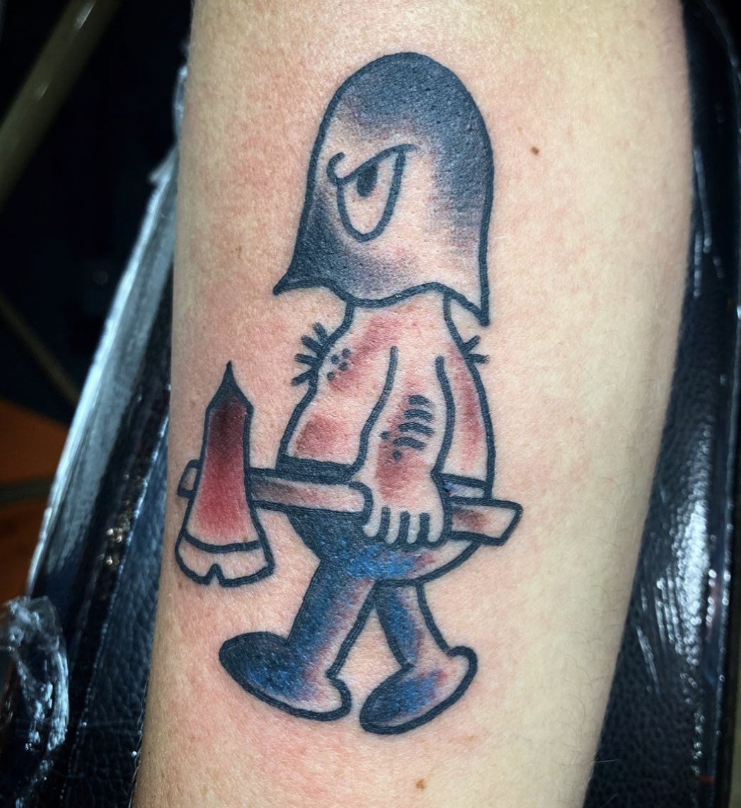 Executioner done by Lance McClain at Dragon Tattoo HI   rtraditionaltattoos