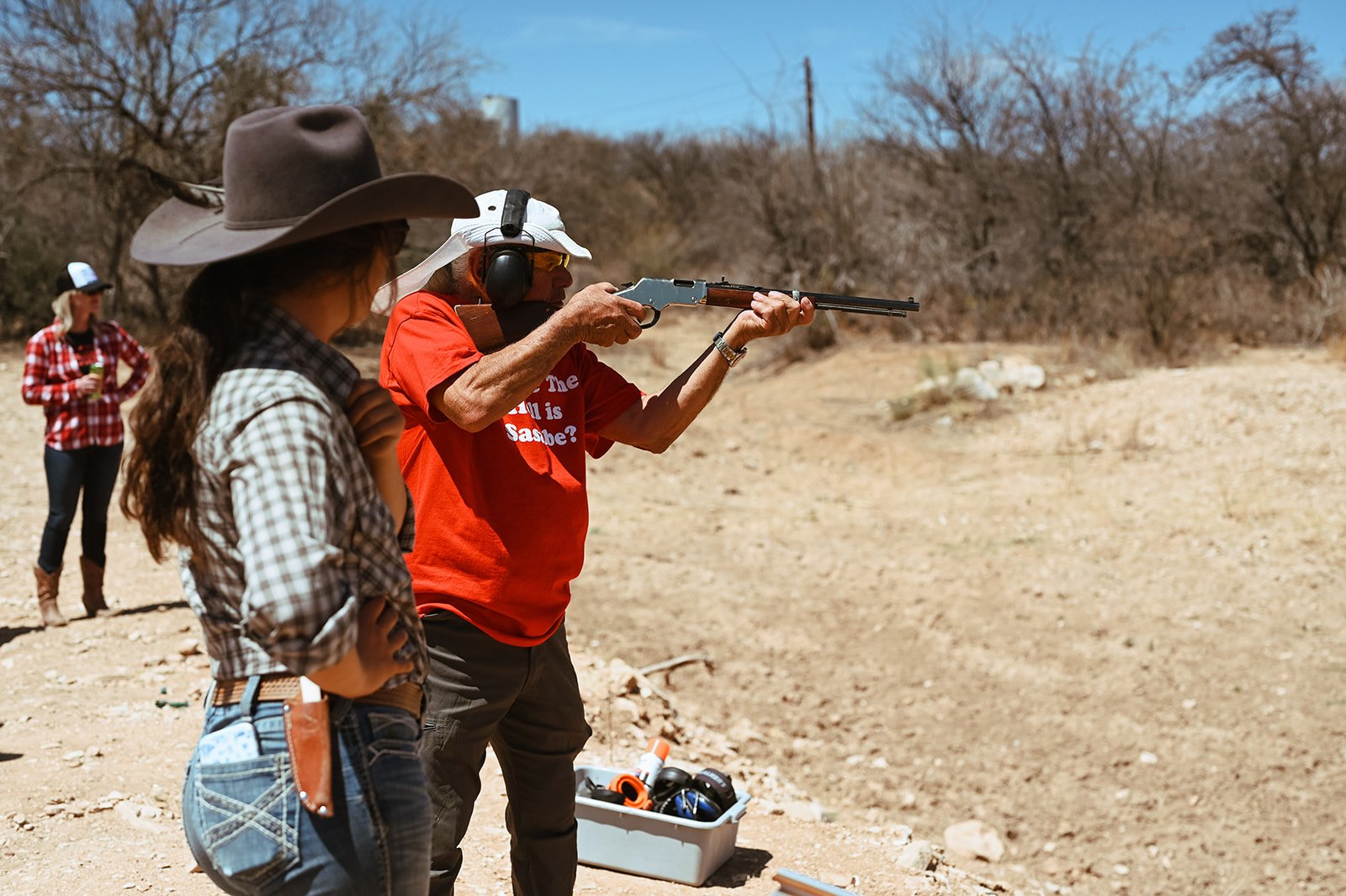 Sport shooting at an Arizona dude ranch.