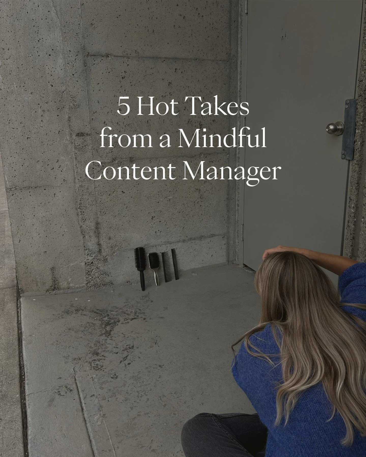 Not all content advice is created equal&hellip;

If you've ever felt like you're doing content &ldquo;wrong&rdquo; because you don&rsquo;t post every day or aren&rsquo;t going viral &mdash; breathe. There&rsquo;s another way.

Here are 5 hot takes fr