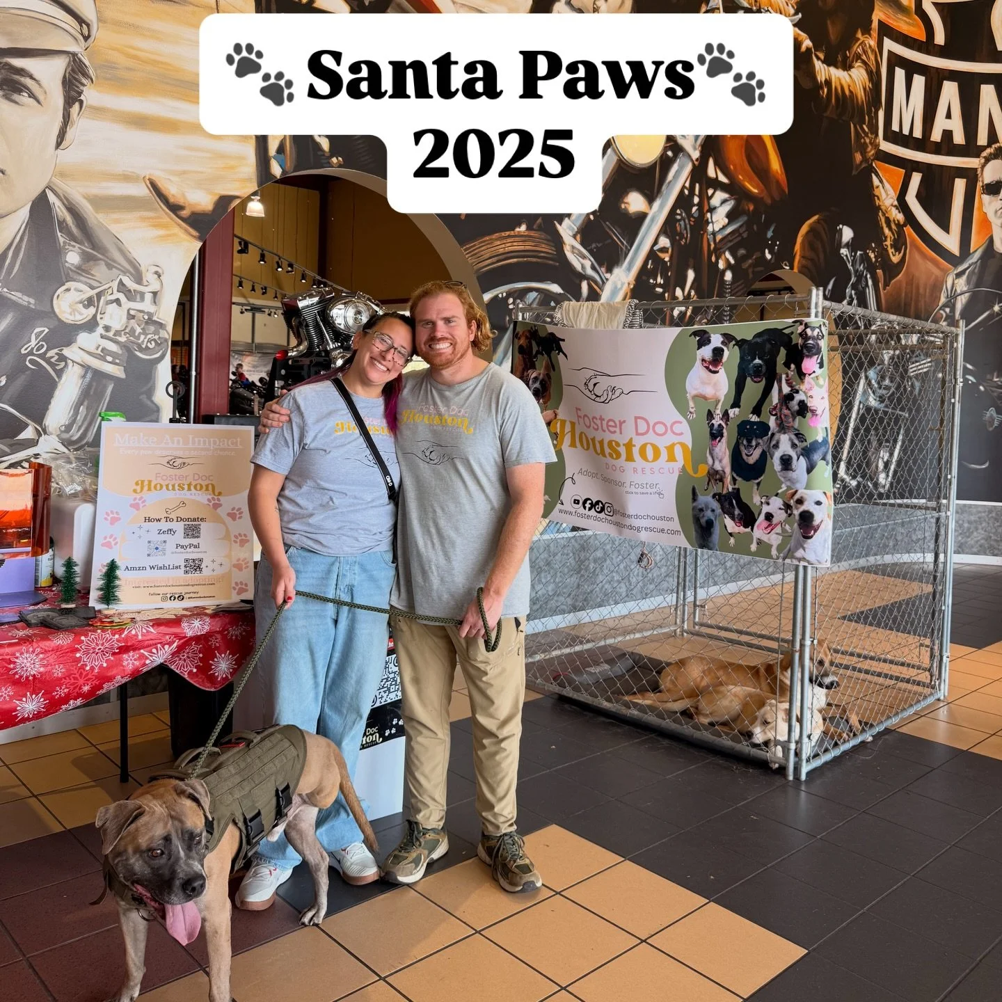 We had such a blast at @mancusocrossroads yesterday for their Santa Paws event! 

We showed up with two but still left with one! 🥺 (poor Poptart) 

We loved meeting everyone and their pups, sharing our mission and why's it's important to support you