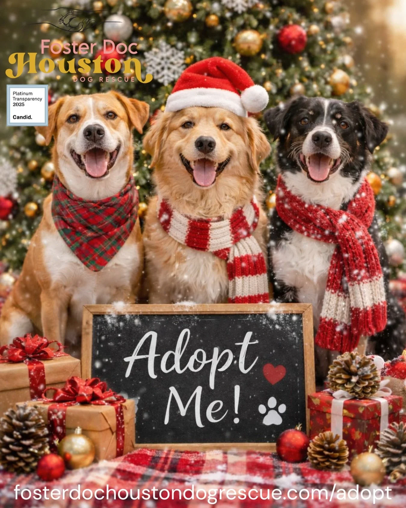💖When you adopt from @fosterdochouston, you're not just changing a dog's life, you're making space for more dogs in need! 

🐾Mutts, seniors pups, &amp; everything in between are $400 

Why? 
✔️ Fully vaccinated 
✔️Microchipped
✔️Spay/Neuter
✔️Groom
