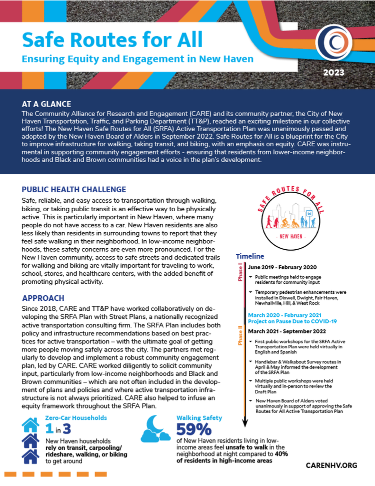 Safe Routes for All: Ensuring Equity & Engagement in New Haven ...