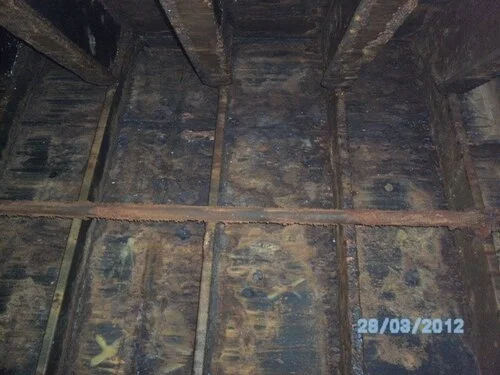 Pre-load tank before repair