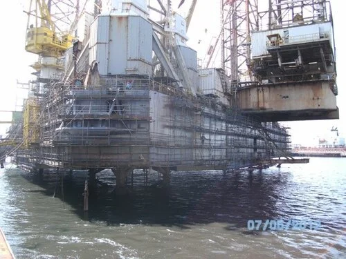 Hull perimeter before the protective coating