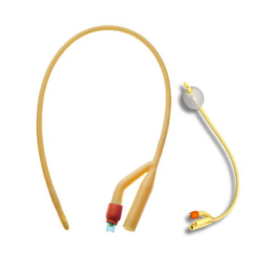 Foley Catheter AMSure® 2-Way Standard Tip 30 cc Balloon 16 Fr. Silicone Coated Latex