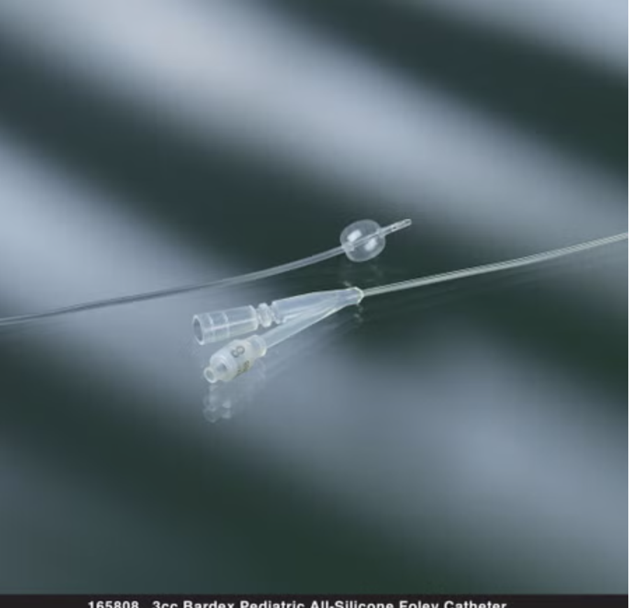 Foley Catheter Bardex® 2-Way Standard Tip 5 cc Balloon 16 Fr. Silicone