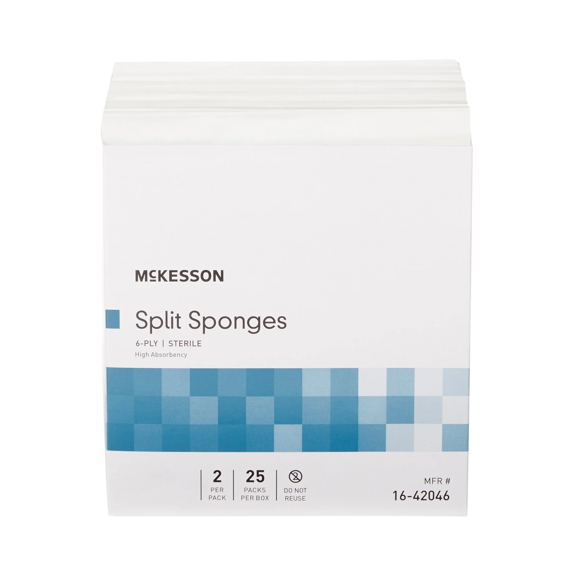 Drain Sponge McKesson 4 X 4 Inch 6-Ply Sterile