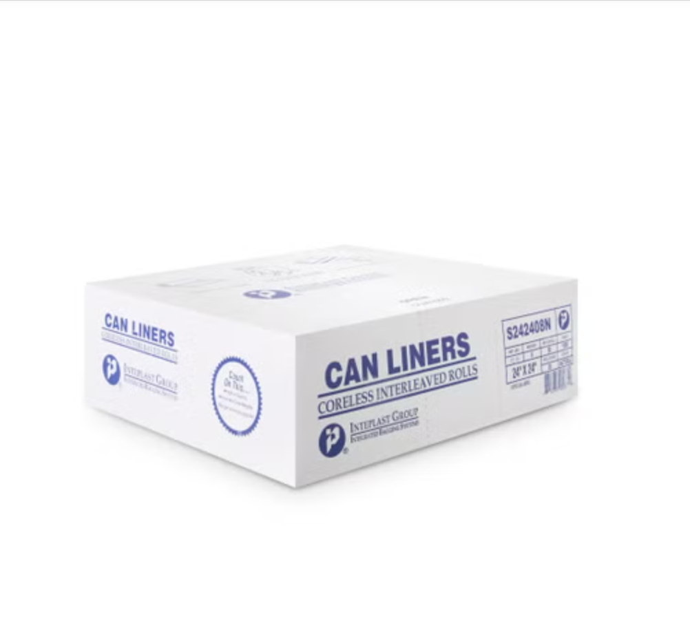 Trash Bag McKesson 10 gal. 8 Mic. 24 X 24 Inch Clear Light Duty Star Seal Bottom Coreless Roll