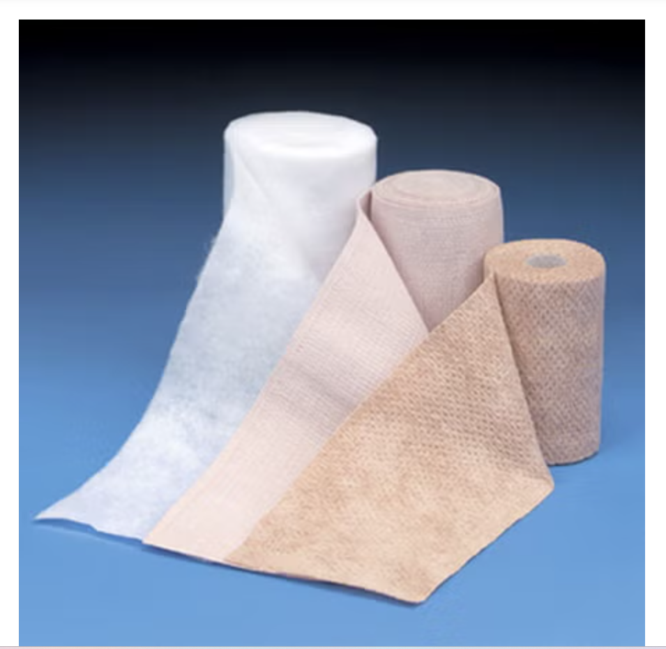 3-Layer Compression Bandage System DeWrap™ 4 X 156 Inch, 4 X 108 Inch Tape Closure Tan / White NonSterile 30 to 40 mmHg