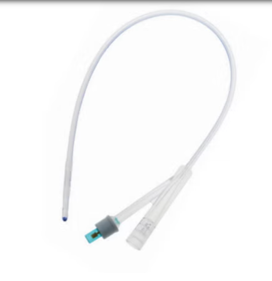 Foley Catheter AMSure® 2-Way Standard Tip 30 cc Balloon 18 Fr. Silicone