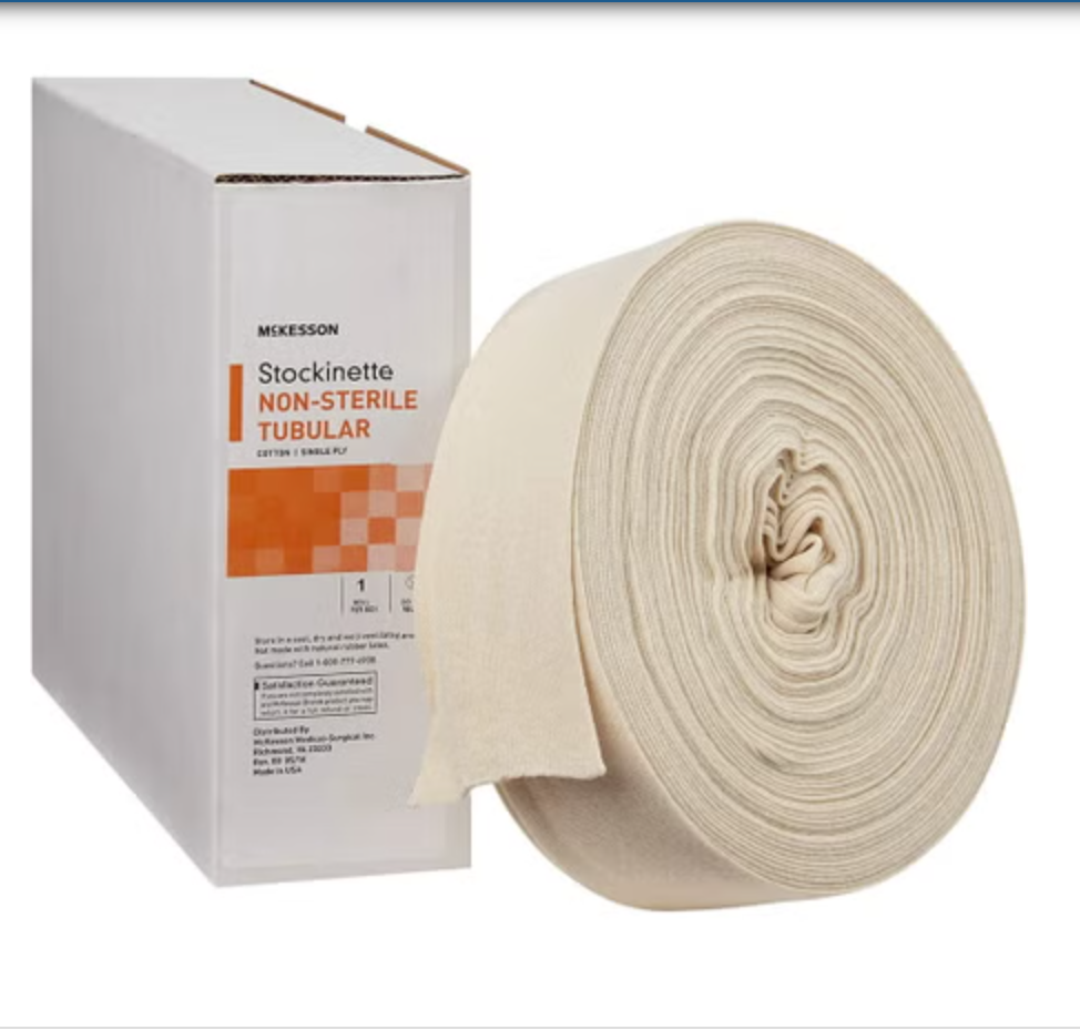 Stockinette Tubular McKesson 6 Inch X 25 Yard Polyester NonSterile