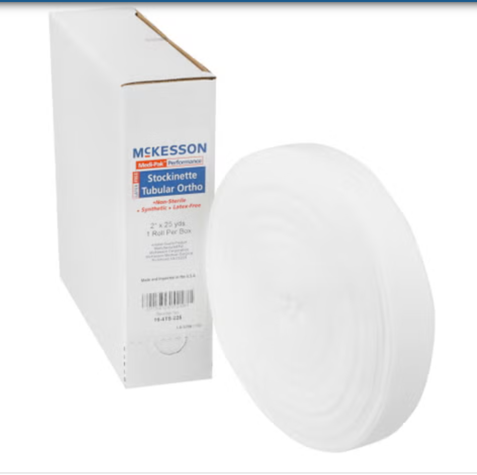 Stockinette Tubular McKesson 2 Inch X 25 Yard Polyester NonSterile