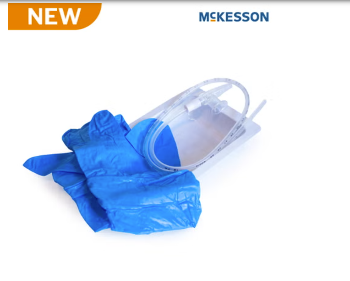 Suction Catheter Tray McKesson 12 Fr. DeLee Tip Chimney Control Vent