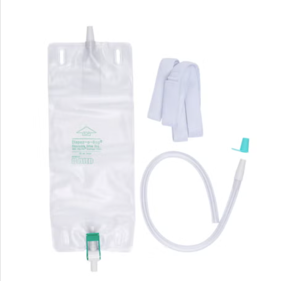 Urinary Leg Bag Bard® Dispoz-a-Bag® Anti-Reflux Valve Sterile 950 mL Vinyl
