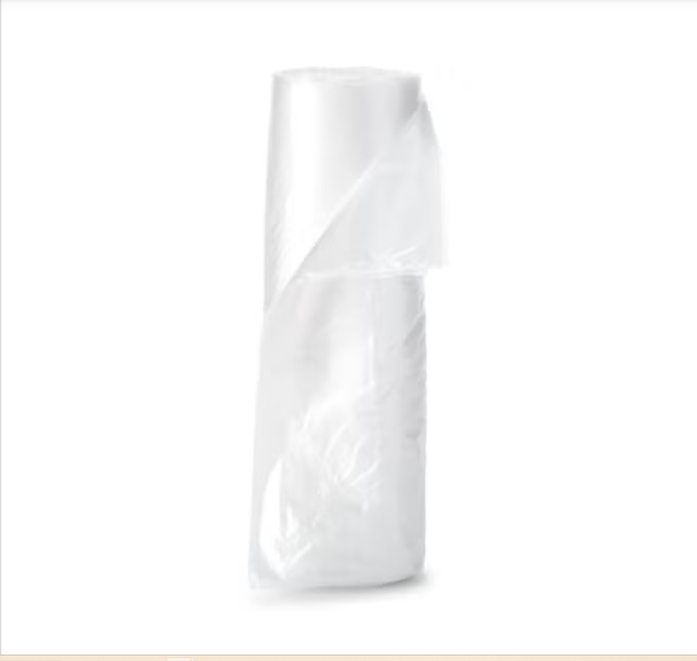 Trash Bag McKesson 10 gal. 5 Mic. 24 X 24 Inch Clear Light Duty Star Seal Bottom Coreless Roll