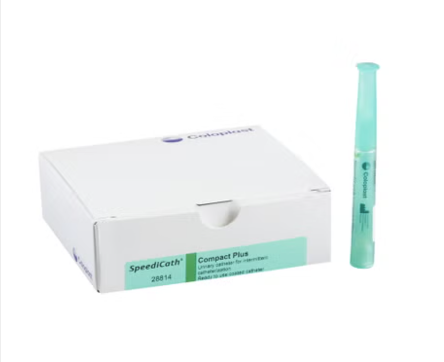 Urethral Catheter SpeediCath® Compact Plus Straight Tip Hydrophilic Coated Polyurethane 14 Fr. 3-1/2 Inch Length