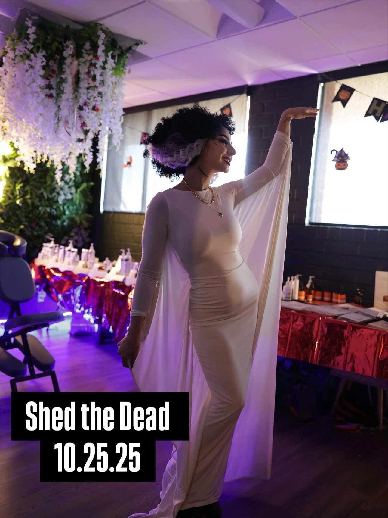 Our Shed the Dead Peel Party was a SUCCESS! 👻 
Clients, friends, and family all enjoyed up to 50% off skincare and treatments, in addition to receiving a free massage from @relaxguey - who blew everyone away with her skills, and free skincare produc