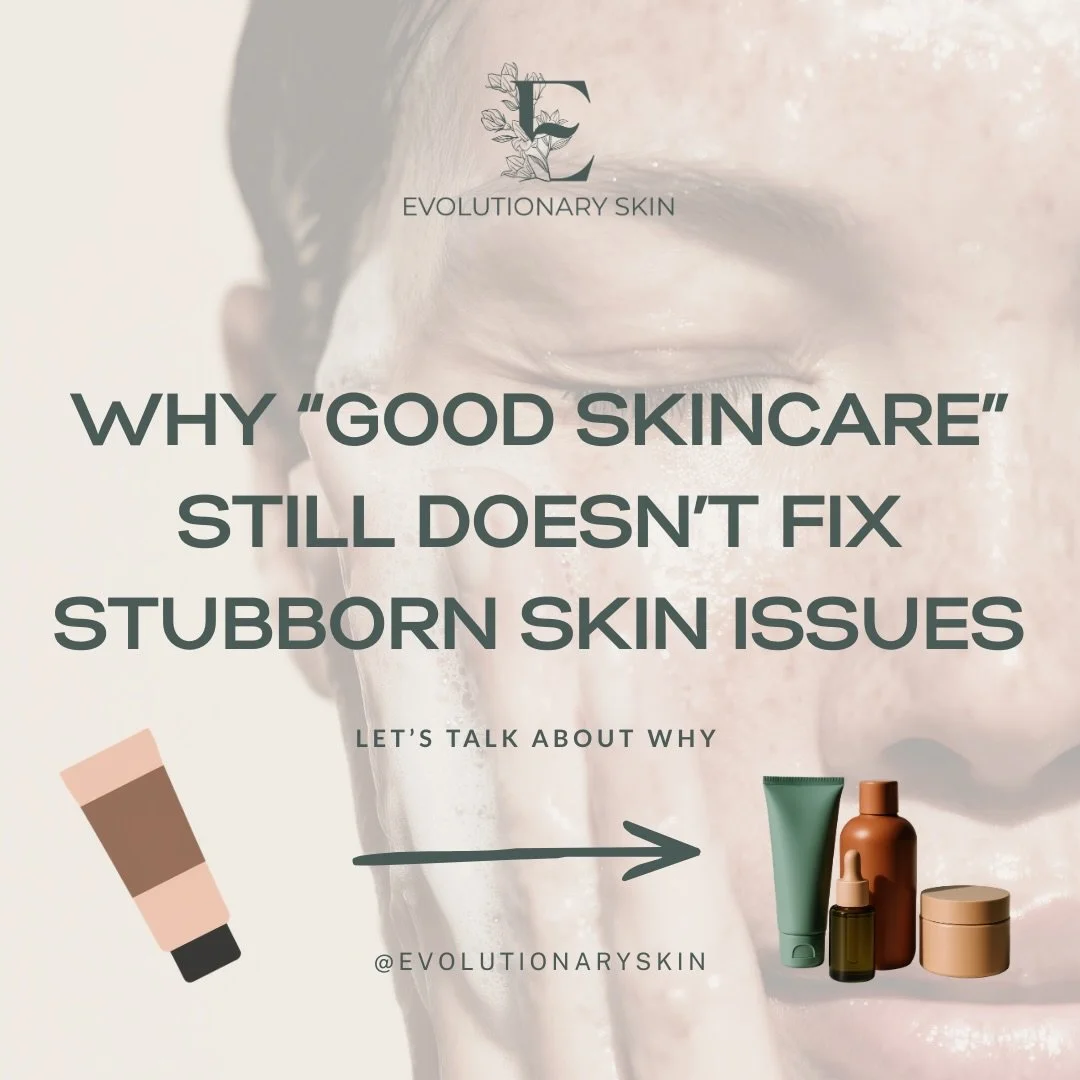 A lot of people are not using &ldquo;bad&rdquo; skincare.

They&rsquo;re using skincare that was never designed to truly correct what&rsquo;s going on.

Drugstore skincare can absolutely have a place. It can help with maintenance, barrier support, an