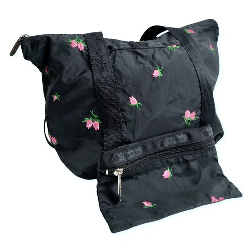 La Regale Beaded Bow Black Satin Shoulder Bag — Restore & Upcycle