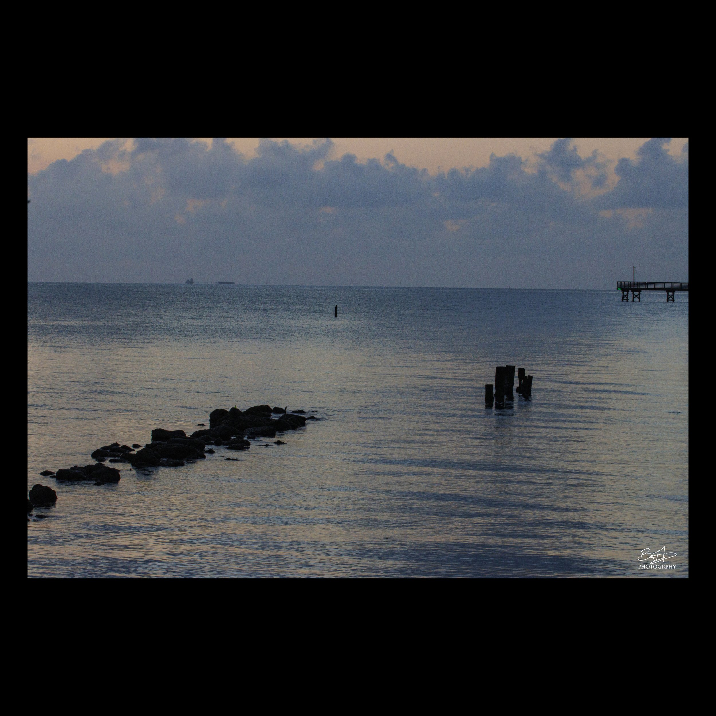 Rocks and Pilings @ Sunrise