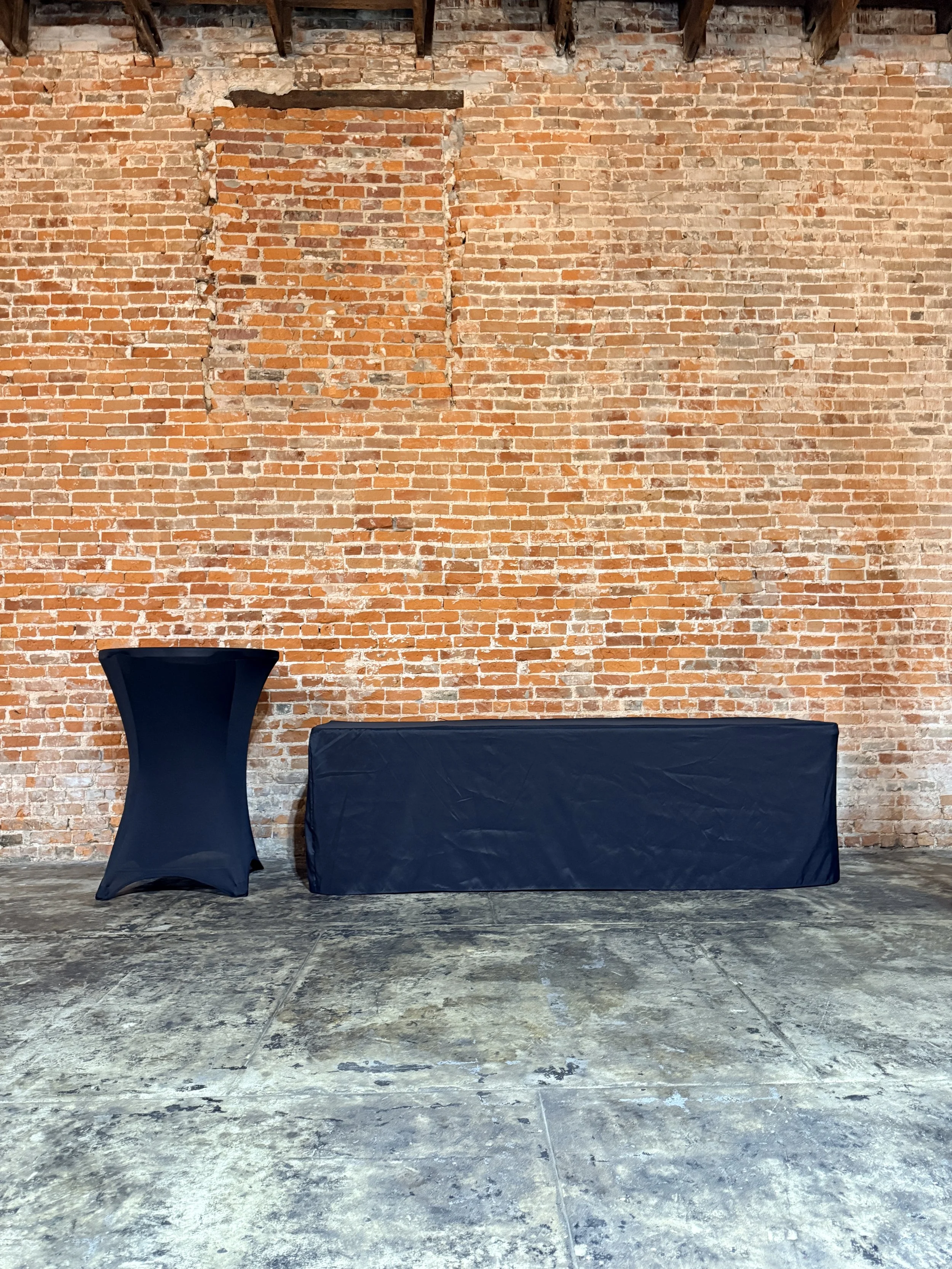 Black Table Linen Rental