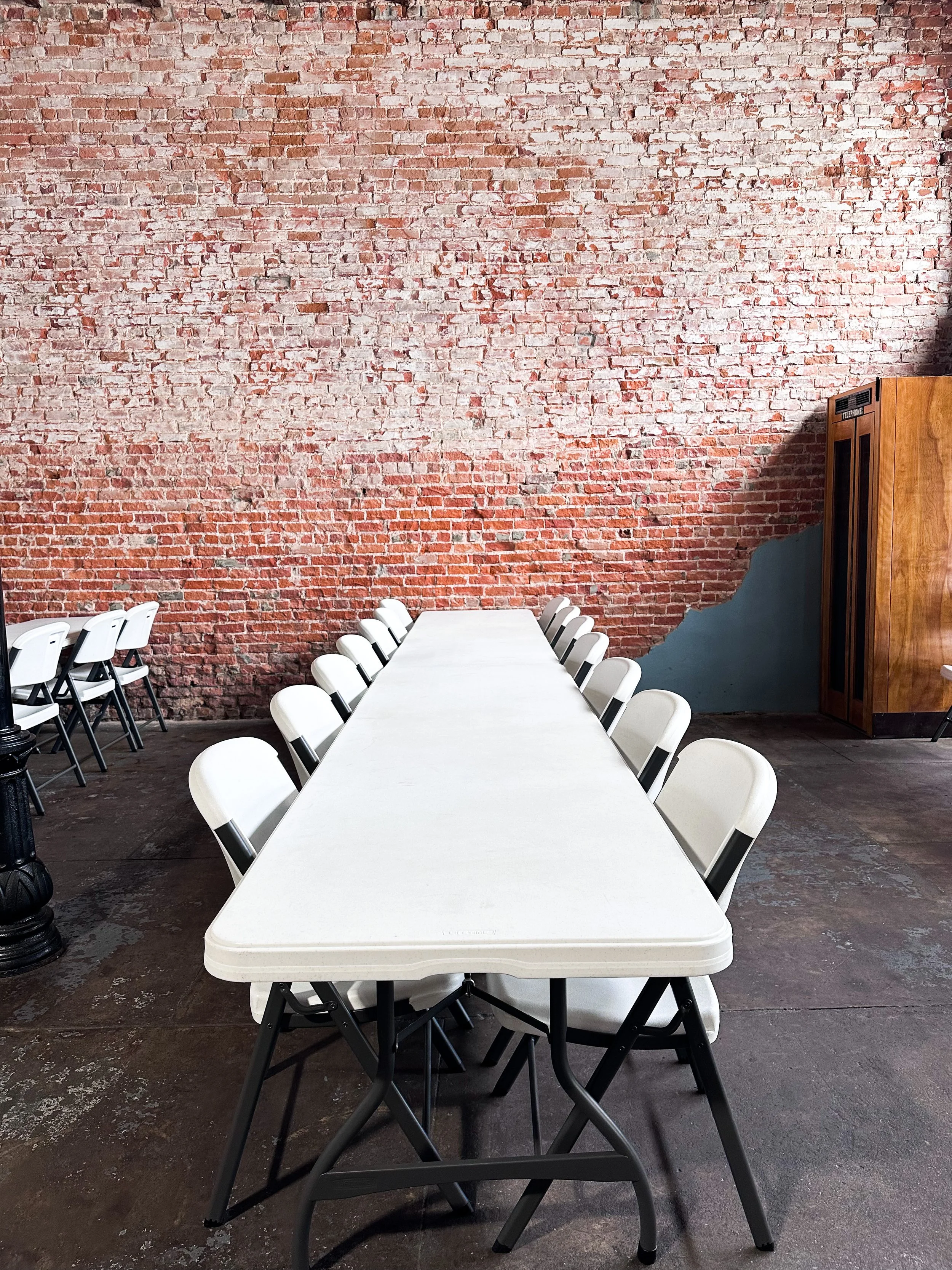 Table + chair setup & arrangement