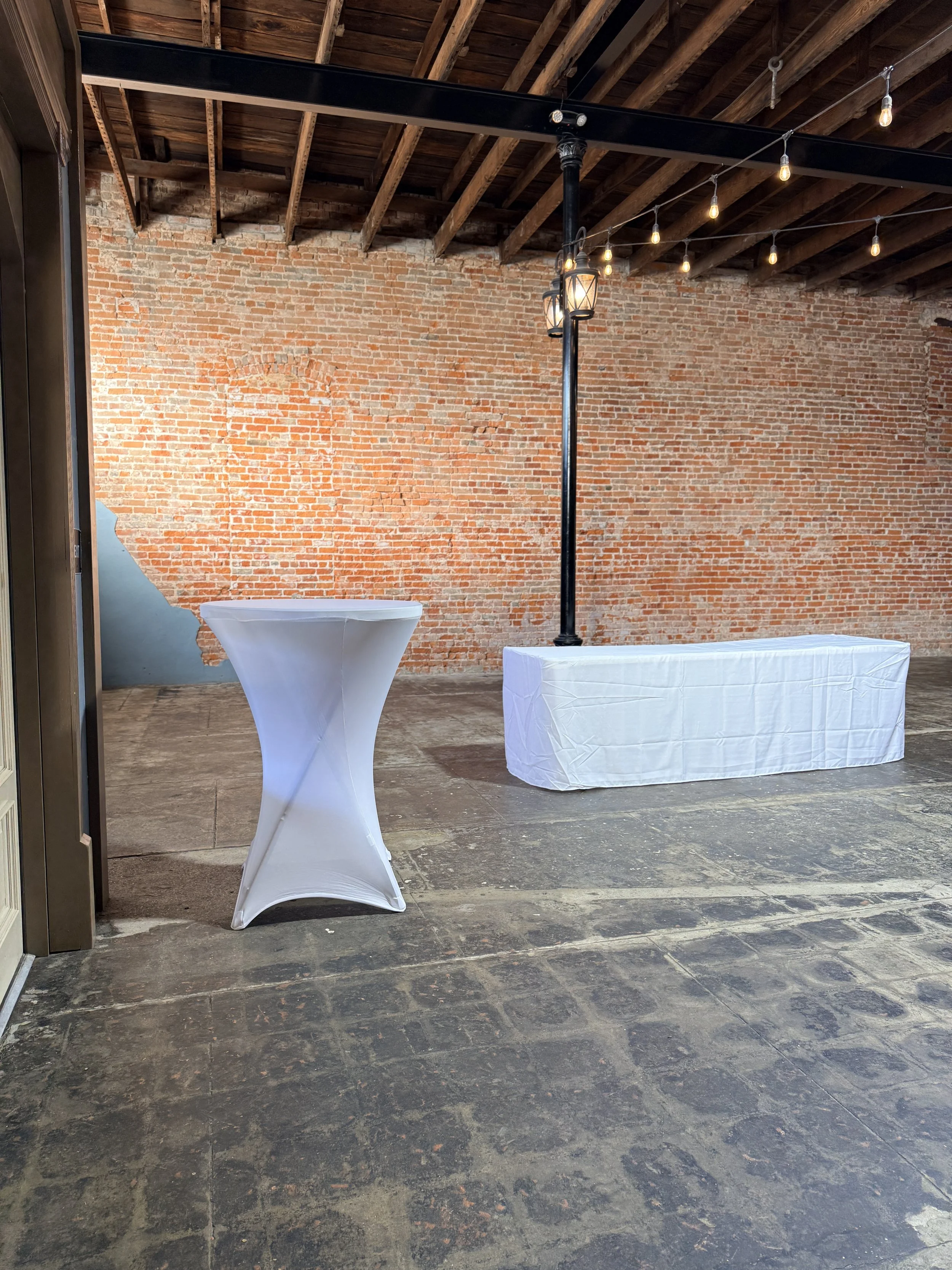 White Table Linen Rental
