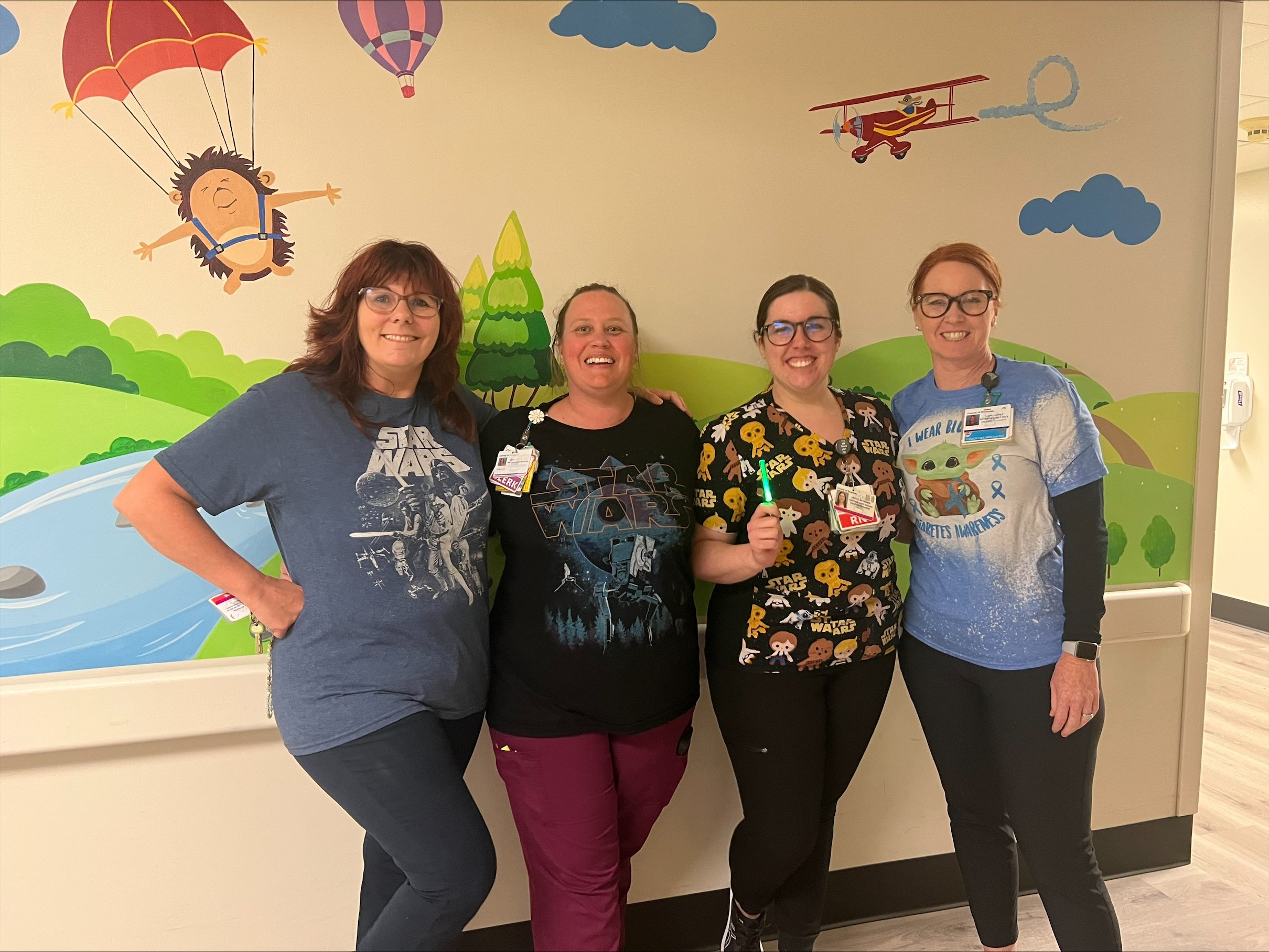  Happy Star Wars day from the Peds/PICU team! 