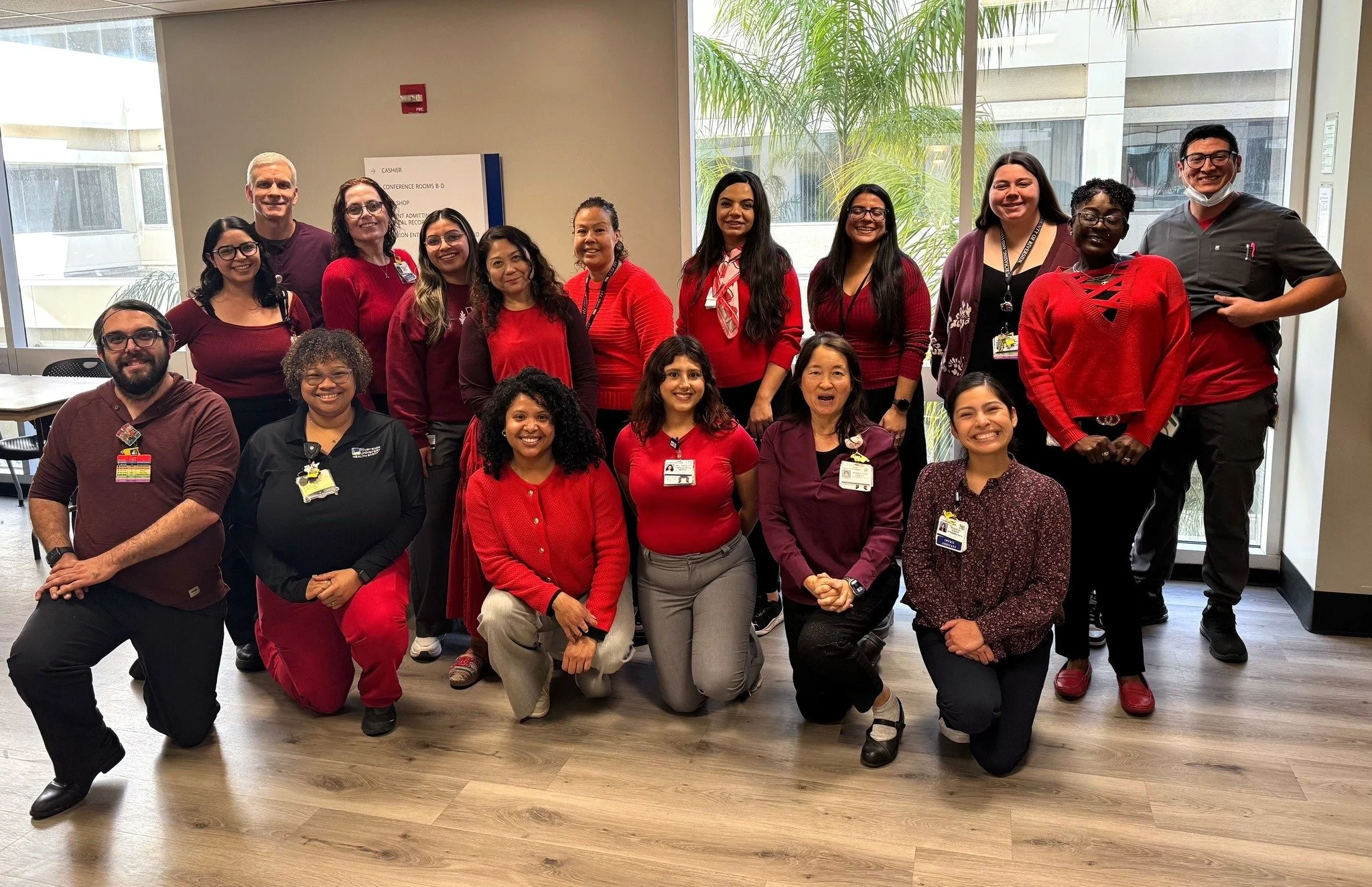 Photos: Employees Wear Red for Cardiovascular Disease Awareness