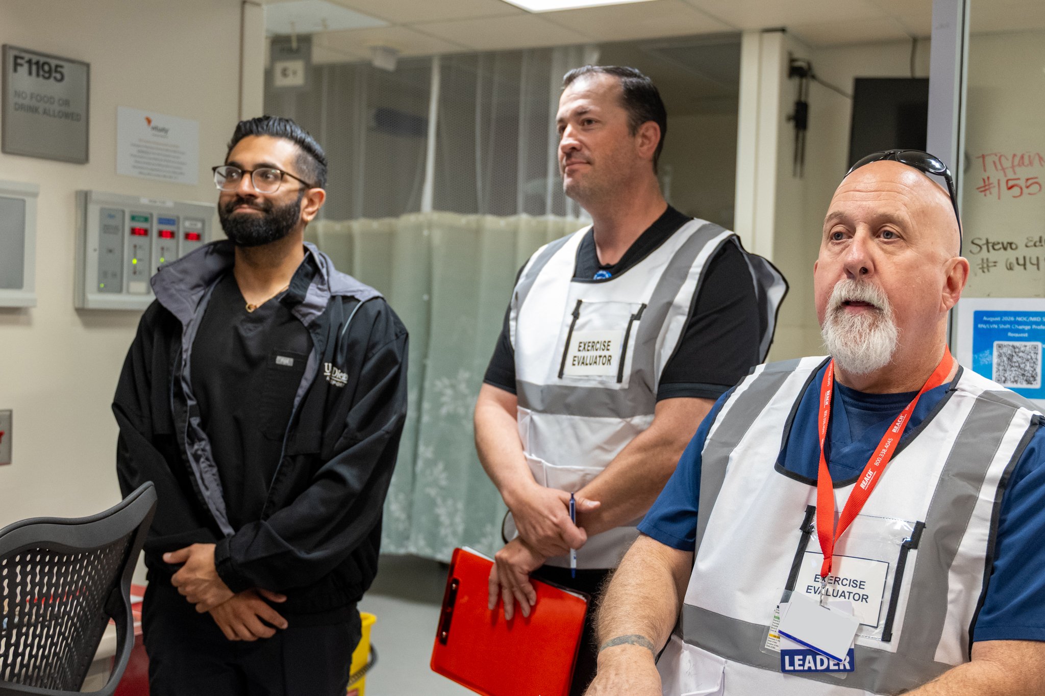 Photos: Staff Test Skills in Emergency Medical Drill