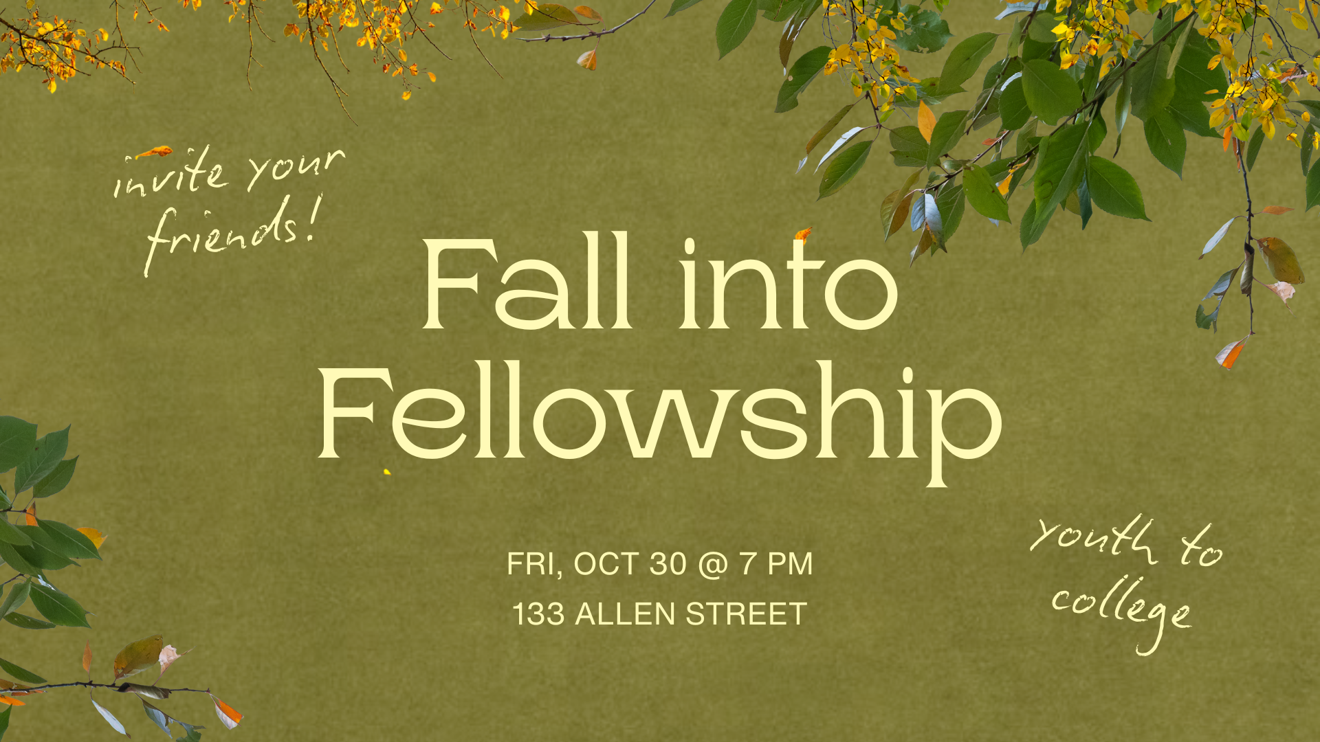 Fall Into Fellowship