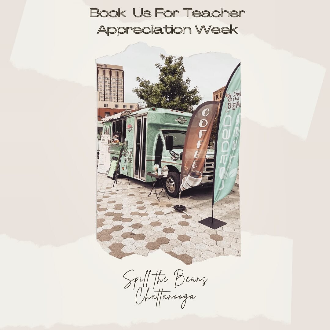 Don&rsquo;t forget to book us for your teacher appreciation week! May 6-10th. We only have 2 slots left for schools! ☕️🩵🚚

-Our schedule is also fully booked until May and weekends are filling up fast for the 2024 season!  Please PM us in advance f