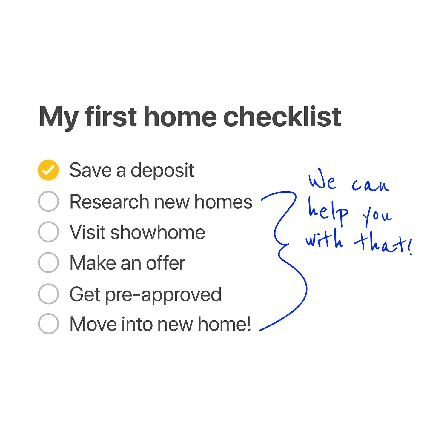You&rsquo;ve checked off the toughest part, let us guide you through the rest.