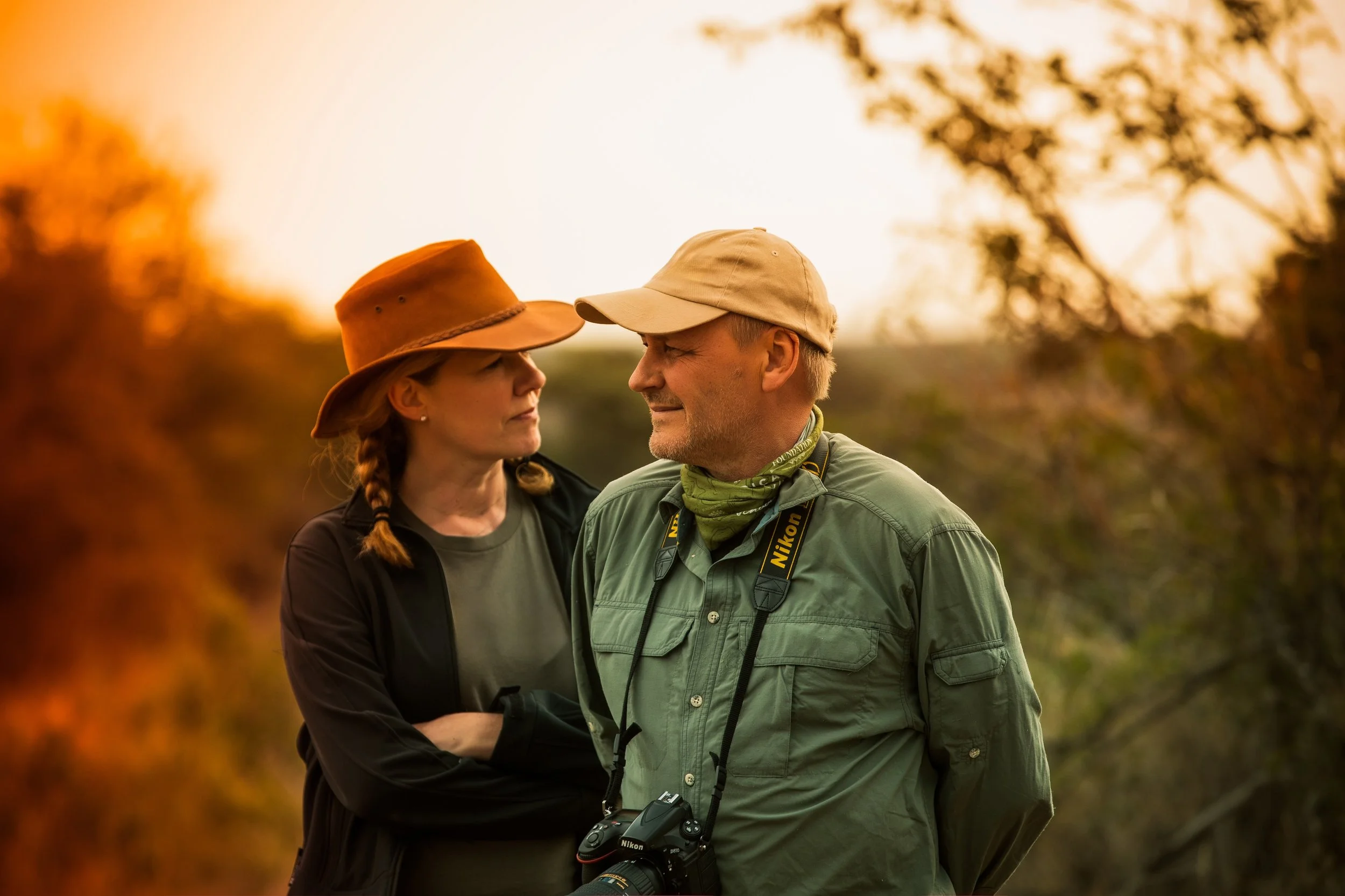 Corie and Peter Knights in Africa