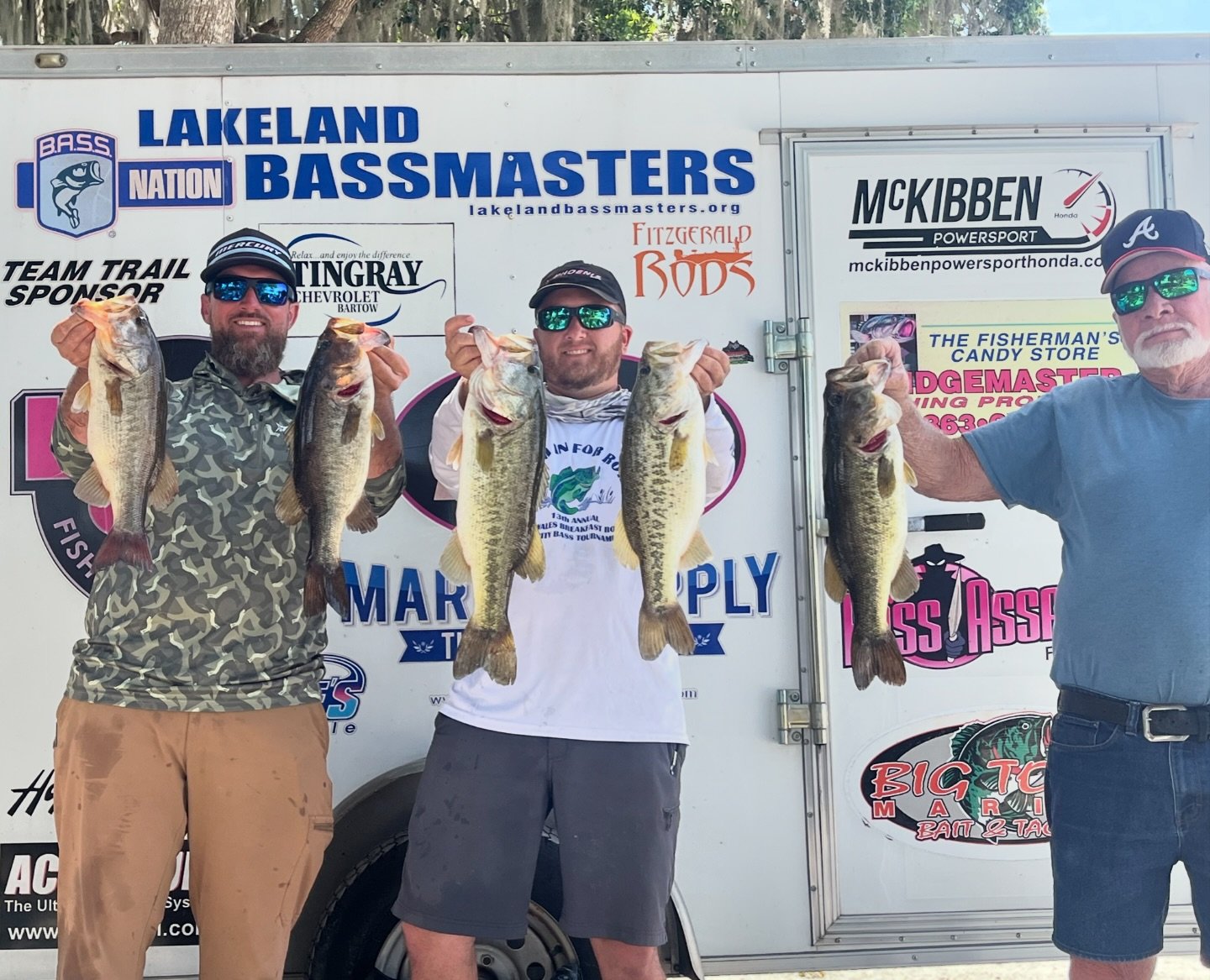 Yesterday David and I walked up the win on Panasoffkee. Fun but tough day walking a topwater until our arms were falling off for 5 of the right bites on a lake neither of us had been to before. 
Winning setup for us: ⏬

Dobyns Champion 734
CPF Lures 
