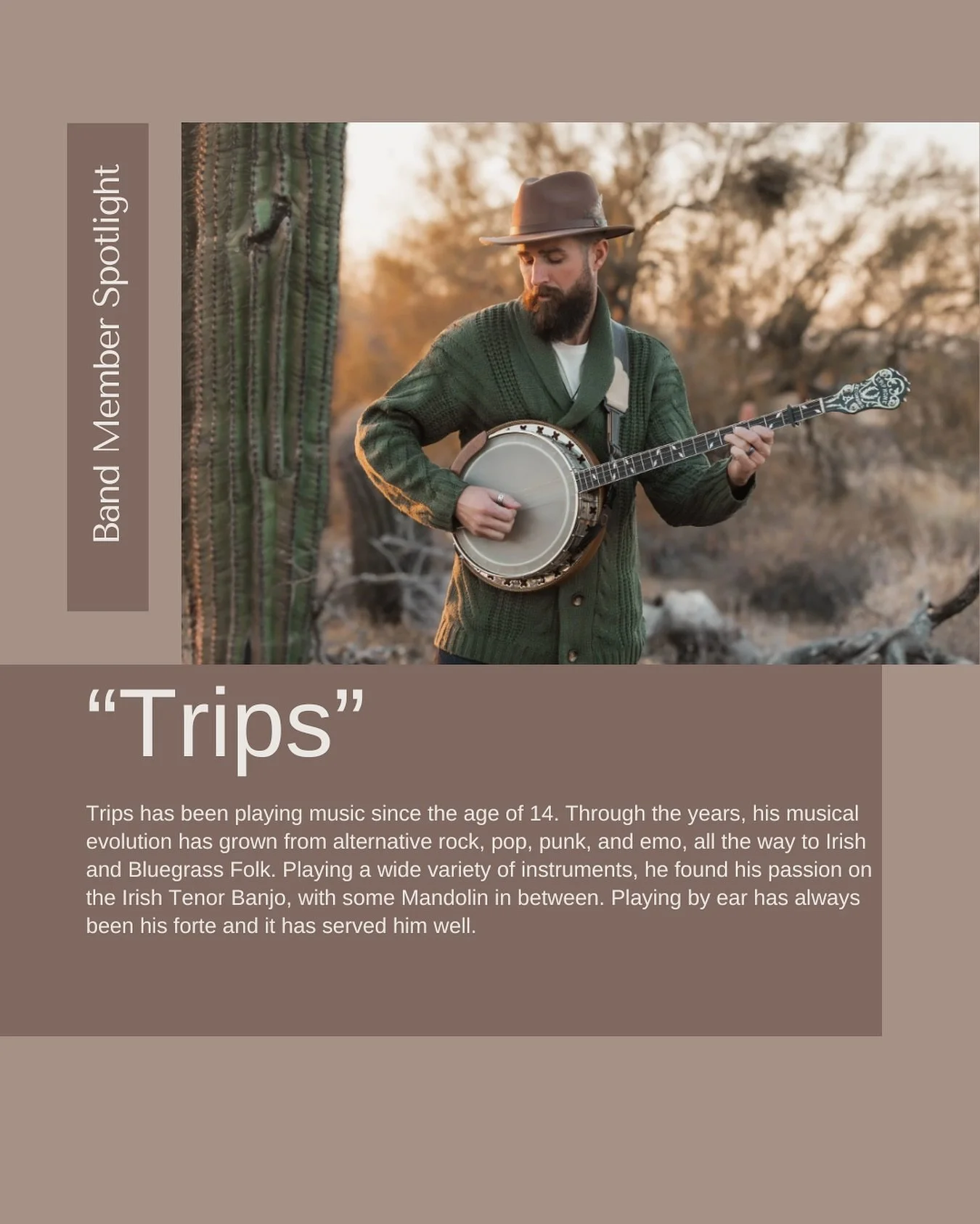 Today&rsquo;s introduction is Tom - known for fast reels, tight jigs, and that unmistakable Irish snap that gives us our unique sound. 🪕