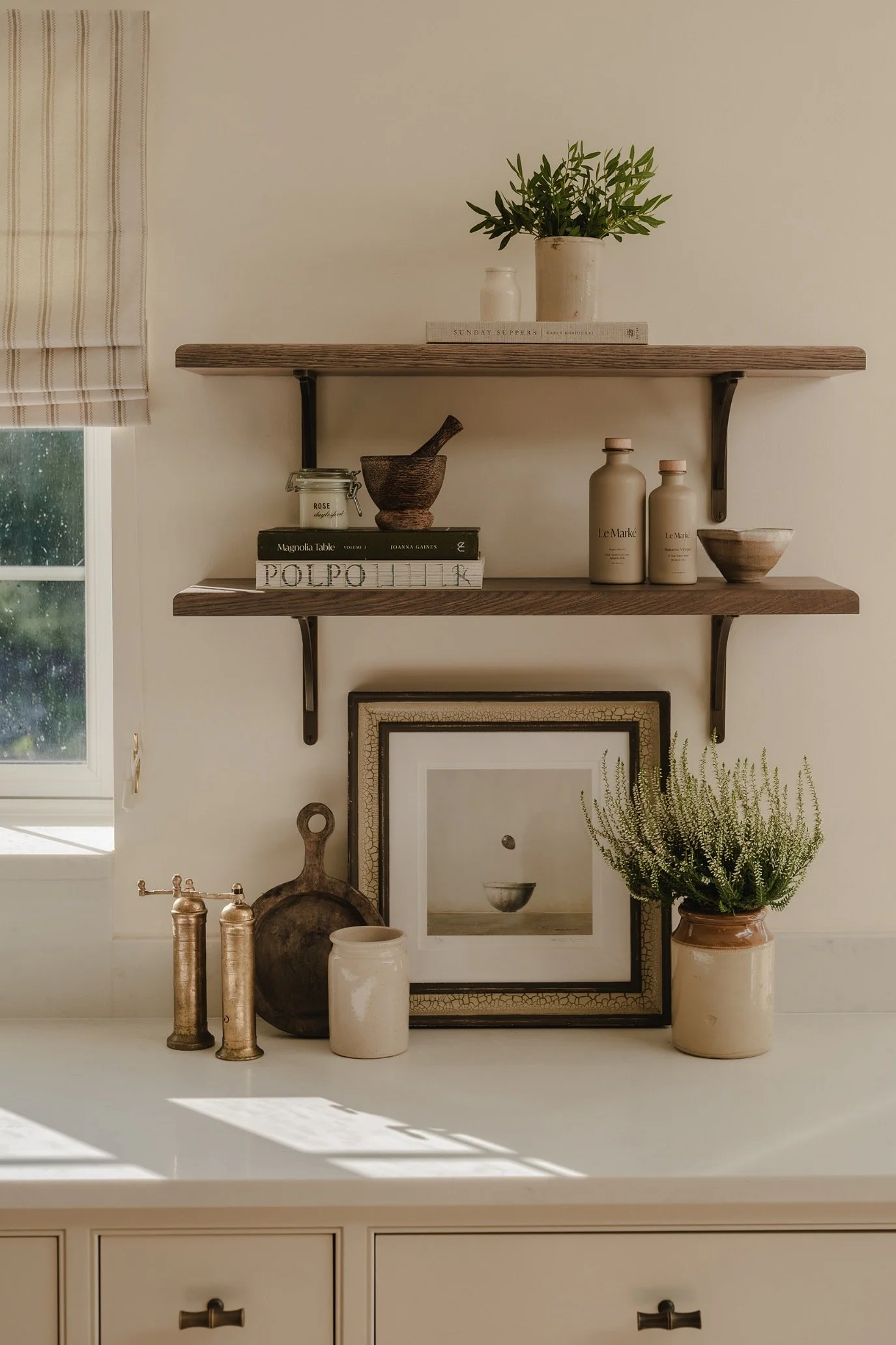 How to Style Kitchen Shelves - Creating Beautiful, Everyday Displays