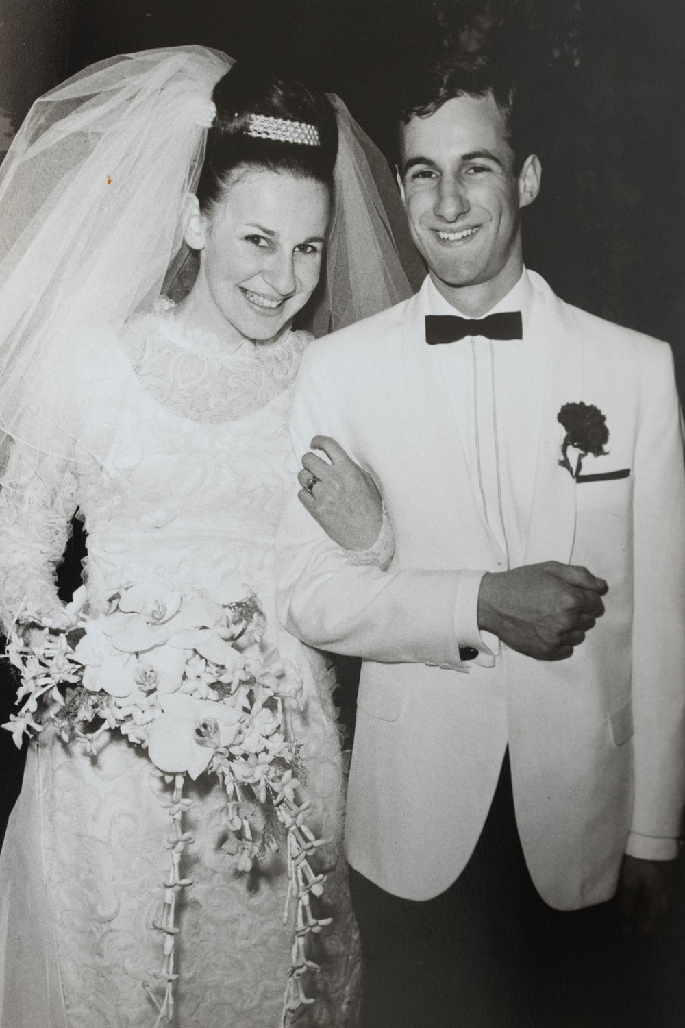 Barbara and Roger’s wedding reception, 9 Dec 1965