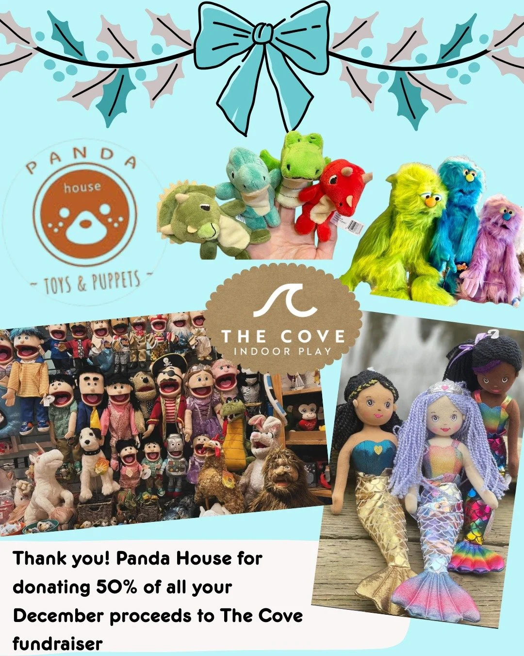 💛 A Huge Thank You to Panda House! 💛

We are incredibly grateful to Panda House for their generosity and kindness.
They are donating 50% of their proceeds to support The Cove Fundraiser, and we couldn&rsquo;t be more touched by their commitment to 