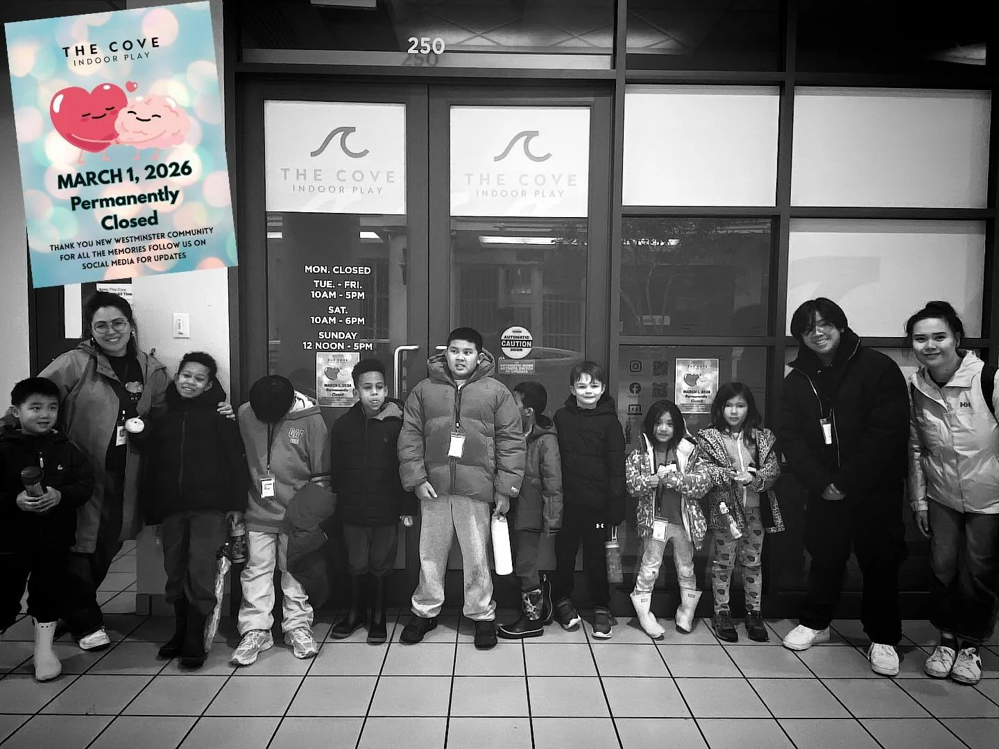 Today was Day 1 of our Learn &amp; Play camps with @vicilearning and we walked by The Cove with our campers. There were a lot of questions and confusion about what happened. So we tried our best to make sense of it all. 

We explained how our doors w