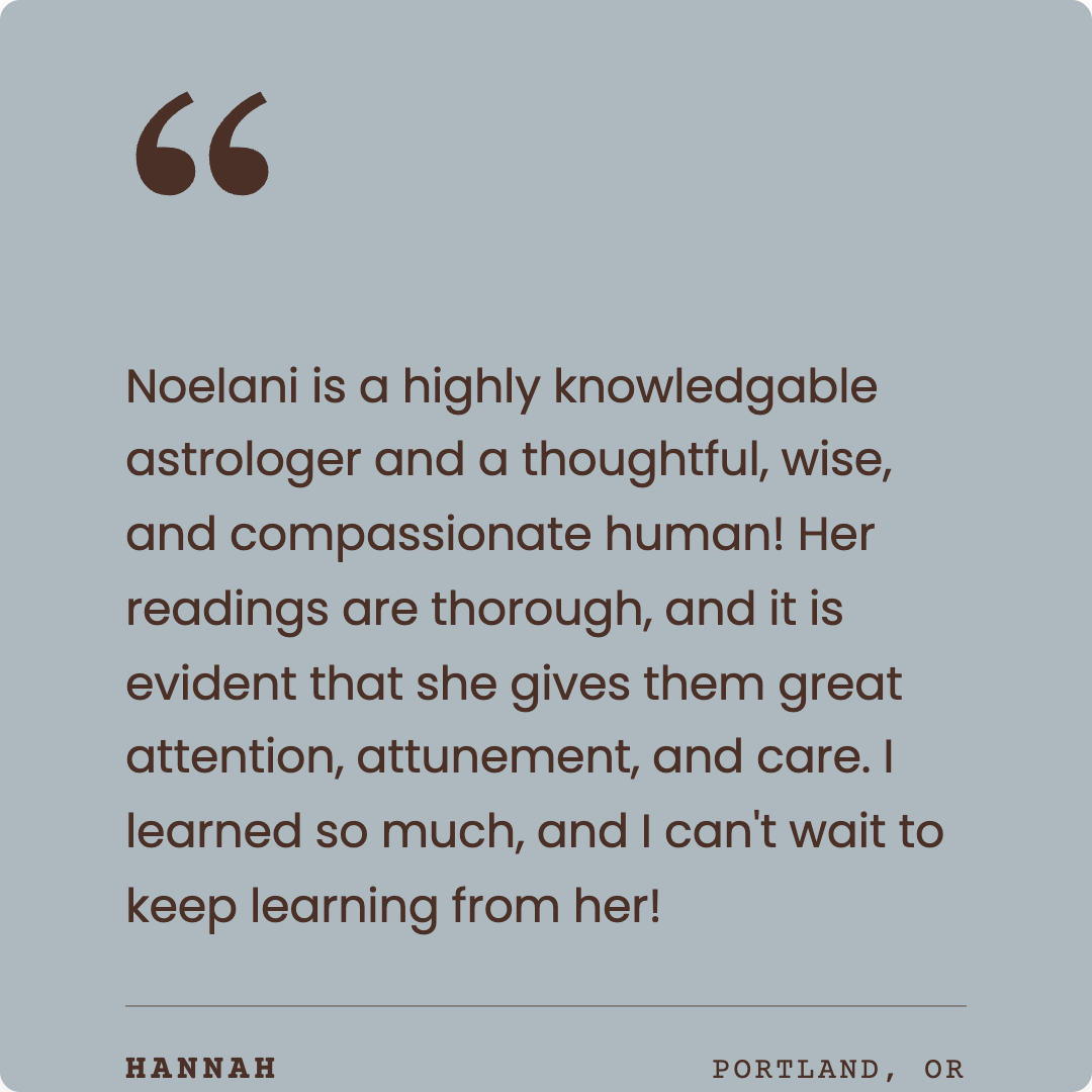 Noelani Astrology Testimonial
