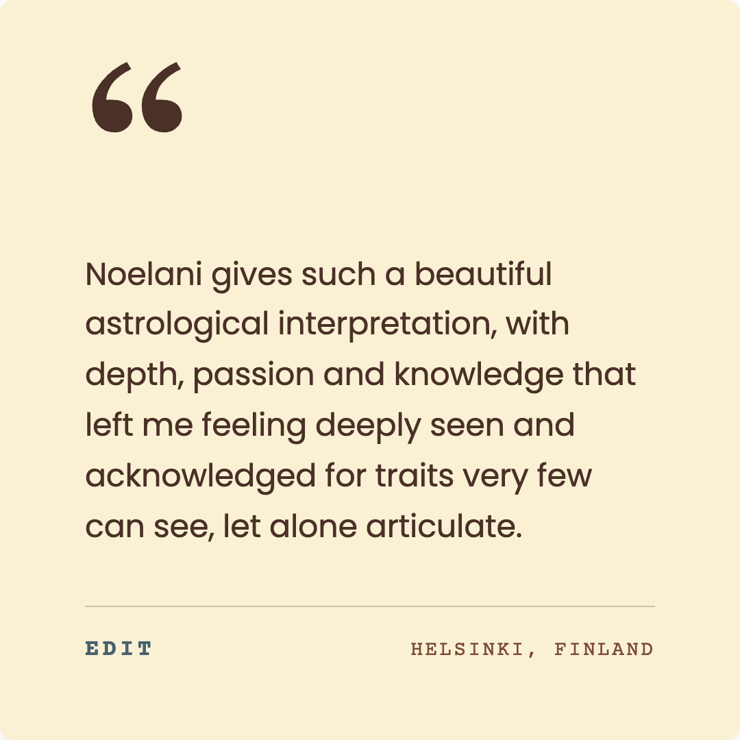 Noelani Astrology Testimonial