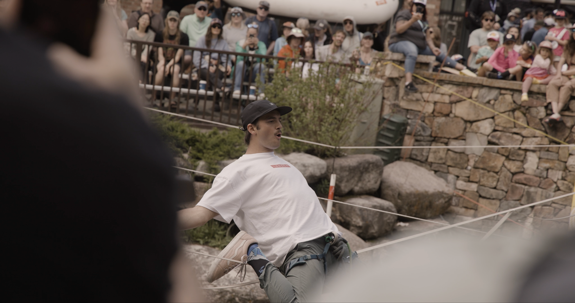 When the river’s raging and the bridges are packed, Davis shows up and shows off.
