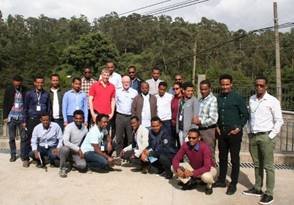 Dr Ritter with colleagues and participants of the Vascular Surgery Workshop in Ethiopia.